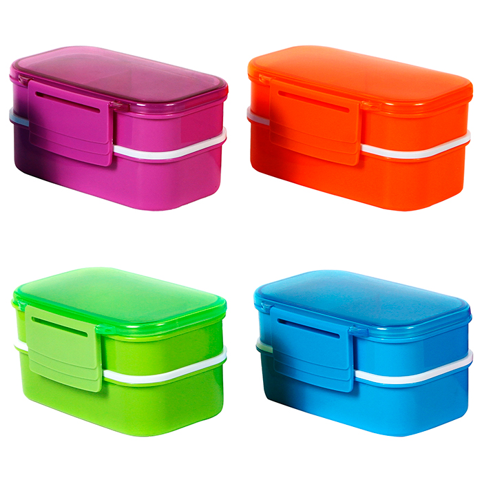 CONTENEDOR DE ALIMENTOS CON 2 COMPARTIMENTOS E184